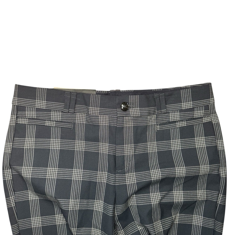 Banana Republic Gray and Black Checkered Trousers - Picture 5 of 8